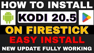 BRAND NEW KODI 205 UPDATE ON FIRESTICK amp ANDROID Simple Guide [upl. by Acirej]