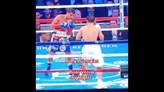 Roman Gonzalez vs Brian Viloria boxing highlights boxingmatch [upl. by Emmye]