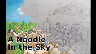 Noodle in the sky  Speed paint [upl. by Norrej]