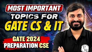 Most Important Topics for GATE CS amp IT  GATE 2024 Preparation CSE [upl. by Haim918]