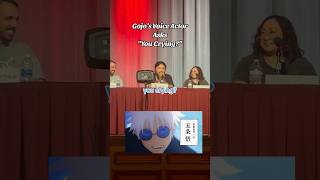 Gojo’s Voice Actor Says “You Crying” Shorts [upl. by Jedediah]