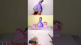 Cara membuat boneka flanel handmade diycraft bonekaflanel [upl. by Annael562]