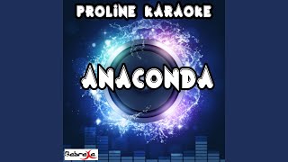 Anaconda Karaoke Version Originally Performed By Nicki Minaj [upl. by Ahsimot]