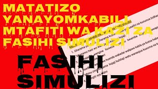 SWALI NA JIBUFASIHI SIMULIZI MATATIZO YANAYOMKABILI MTAFITI WA FASIHI SIMULIZI NYANJANI [upl. by Kinzer]