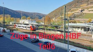 Züge in Bingen HBF Teil6 deutschebahn trainspotting zugverkehr [upl. by Nahc156]