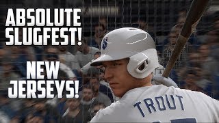 ABSOLUTE SLUGFEST New Uniforms MLB The Show 17 Diamond Dynasty Gameplay AskMovie Part 3 [upl. by Nivrehs]