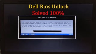 How to Remove Bios Password on All dell System  Dell Bios Unlock 100 Solved [upl. by Cooperstein]