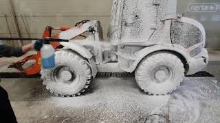 Foam Cannon Tractor Wash with Blue Diamond [upl. by Esiocnarf]