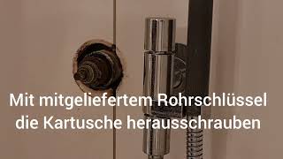 Vola VR3277K Duscharmatur Thermostat Kartusche tauschen [upl. by Schnabel554]