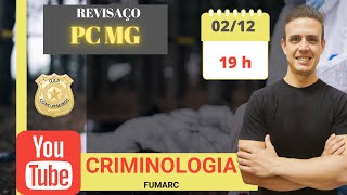 REVISAÇO  Criminologia PCMG 2021 [upl. by Rice583]