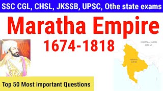 Maratha empire questions and answers  Maratha Empire mcq for ssc  Marathaempire history [upl. by Eleira673]