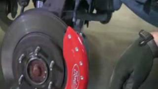 How to Install MGP Caliper Covers on a Ford F150 [upl. by Ahsinac]