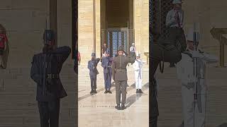 Anıtkabir Nöbet Değişimi Ankara 🇹🇷 [upl. by Rebmeced543]