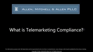 What is Telemarketing Compliance [upl. by Zetnom]