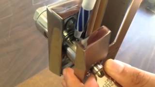 How to convert Chrome THandle to Abloy Lock Core [upl. by Andrade]