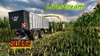 FS22  Livestream Agro Synkov  siláže pro BGA [upl. by Therese]