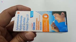 Otrivin Moisturising Paediatric Nasal Drops  xylometazoline Hydrochloride and Sorbitol Nasal drops [upl. by Aschim]