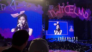 180520 TWICE CONCERT 멤버별 소감 TWICELAND ZONE 2 FANTASY PARK FANCAM ENDING SPEECH [upl. by Asilem]