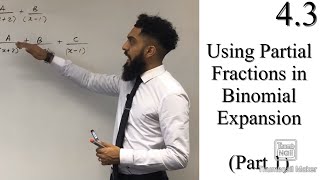 Edexcel A level Maths Part 1 43 Using Partial Fractions in Binomial Expansion [upl. by Calle]