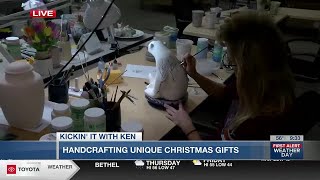 Professionally handmade ornaments and art at Rookwood Pottery [upl. by Emory]