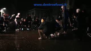 Merate piazza Prinetti si tinge di neroblu  DampF [upl. by Mahau]