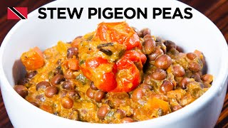 🇹🇹 Stewed Pigeon Peas Recipe by Chef Jeremy Lovell  Foodie Nation [upl. by Lua]