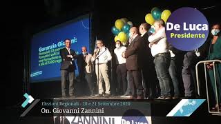 Mondragone CE  Zannini presenta candidatura a regionali al Club Insieme 070920 [upl. by Ennahtur]