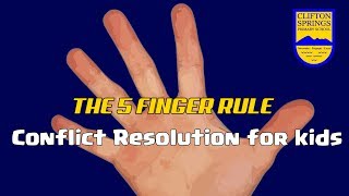 Conflict Resolution for Kids  5 Finger Rule for Kids  Resolving Conflict for kids [upl. by Yreved]