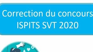 Correction proposée du concours ISPITS 2020 Infirmier Polyvalent part 120 Questions en SVT [upl. by Idolah]