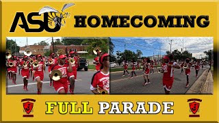 ALABAMA STATE University Homecoming 2024 FULL PARADE  Jonesboro Majestic Marching Cardinals [upl. by Hubing]