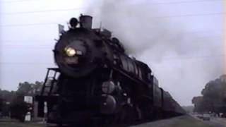 Frisco 1522 and NampW 611 NRHS 1994 Peaches amp Steam Preview [upl. by Arikihs]