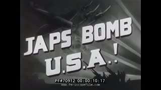 PEARL HARBOR NEWSREEL DECEMBER 7TH 1941 JAPS BOMB USA 70912 [upl. by Stempson]