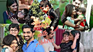 abhira with abhir vm ft ugde se lamho ko as teri  Family status  Yrkkh  Efx status trending [upl. by Andeee]