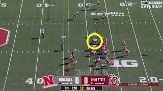 Robinson Lenhardt pressure at Ohio State 2024 [upl. by Antons663]