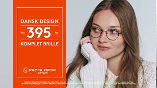 Komplet brille til 395 kr i Profil Optik [upl. by Enomrej]