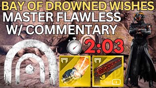 Flawless Master Bay Of Drowned Wishes Lost Sector With Commentary [upl. by Bijan]