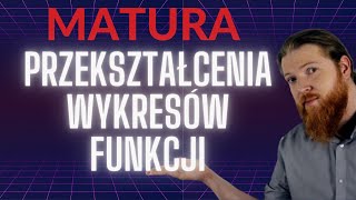 Przekształcenia wykresu funkcji PEWNIAK funkcje cz2 MATURA PODSTAWA [upl. by Brandt]