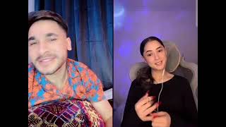 waliulla vs sadia new tik tok live very funny video 😍 [upl. by Dirgni]