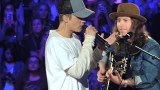 Justin Bieber amp Dan Kanter quotLove Yourselfquot An Evening With JB Chicago [upl. by Ettennig]