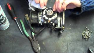 KEIHIN Carb Take Apart Cleaning 1974 Snojet SST 292 [upl. by Elaynad]