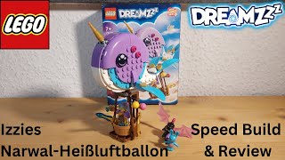 Lego Dreamzzz 71472 Izzies NarwalHeißluftballon  Speed Build amp Review [upl. by Faux]