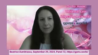 Beatrice Dumitrascu September 29 2024 GPMSWORLD Panel 72 [upl. by Matthias53]