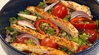 Tavuklu Karabuğday Greçka Salatası karabuğday salata karabuğdaysalata [upl. by Hy791]