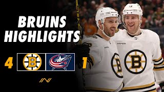 Bruins Highlights amp Analysis Boston Rings In New Year With Convincing Win Over Blue Jackets [upl. by Delainey]