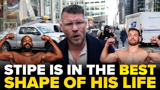 BISPING reacts quotStipe is in the BEST SHAPE of his LIFEquot UFC 309 Early Weigh In [upl. by Botti]