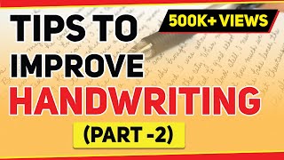 How to Improve Handwriting  Handwriting Tutorial  Letstute [upl. by Earesed438]