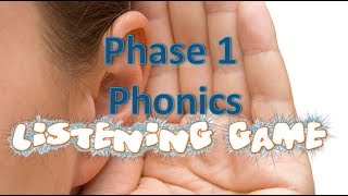 Listening Game  Phase 1 Phonics  Listening and Attention Skills  Jolly Phonics Letters amp sounds [upl. by Annahsal]