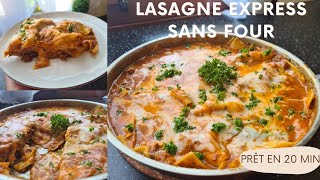 LASAGNE de la Flemme une recette sans FOUR et SANS BÉCHAMEL [upl. by Sabra55]