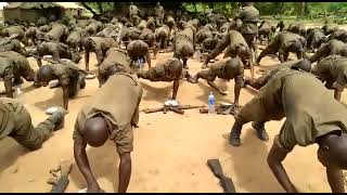 Treinamento militar Moçambicano para o combate ao terrorismo que se vive na zona norte [upl. by Asilec71]