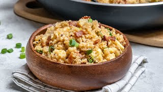 Low Carb Cauliflower Fried Rice [upl. by Leach737]